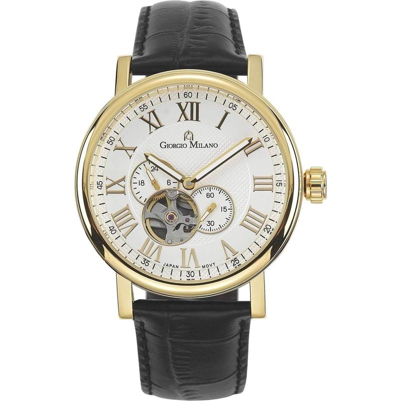 Giorgio Milano Automatic Leather Mens Watch - 933SG022