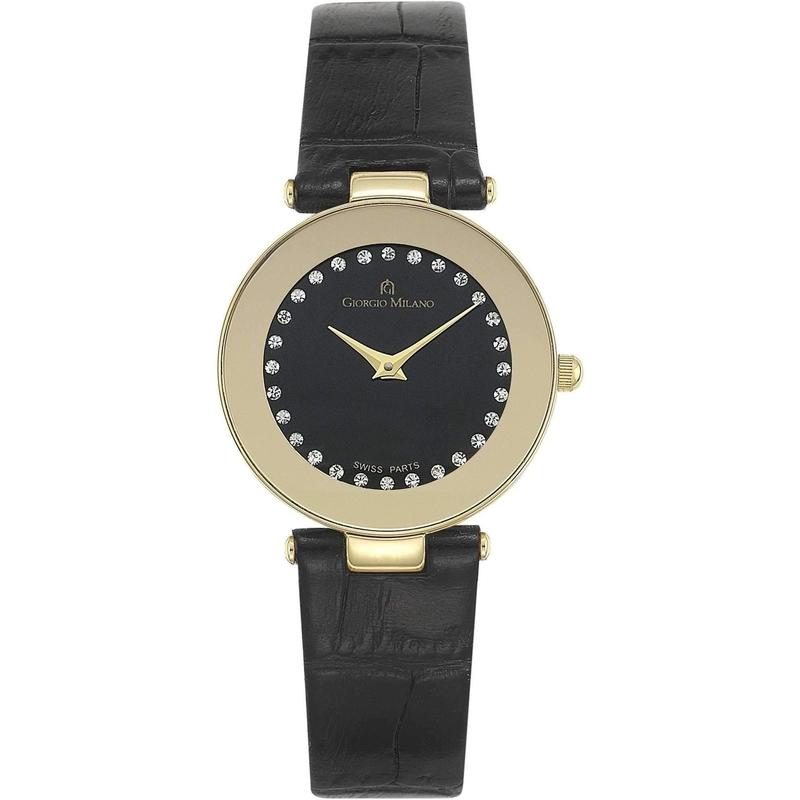 Giorgio Milano Slim Leather Ladies Watch - 776SG032
