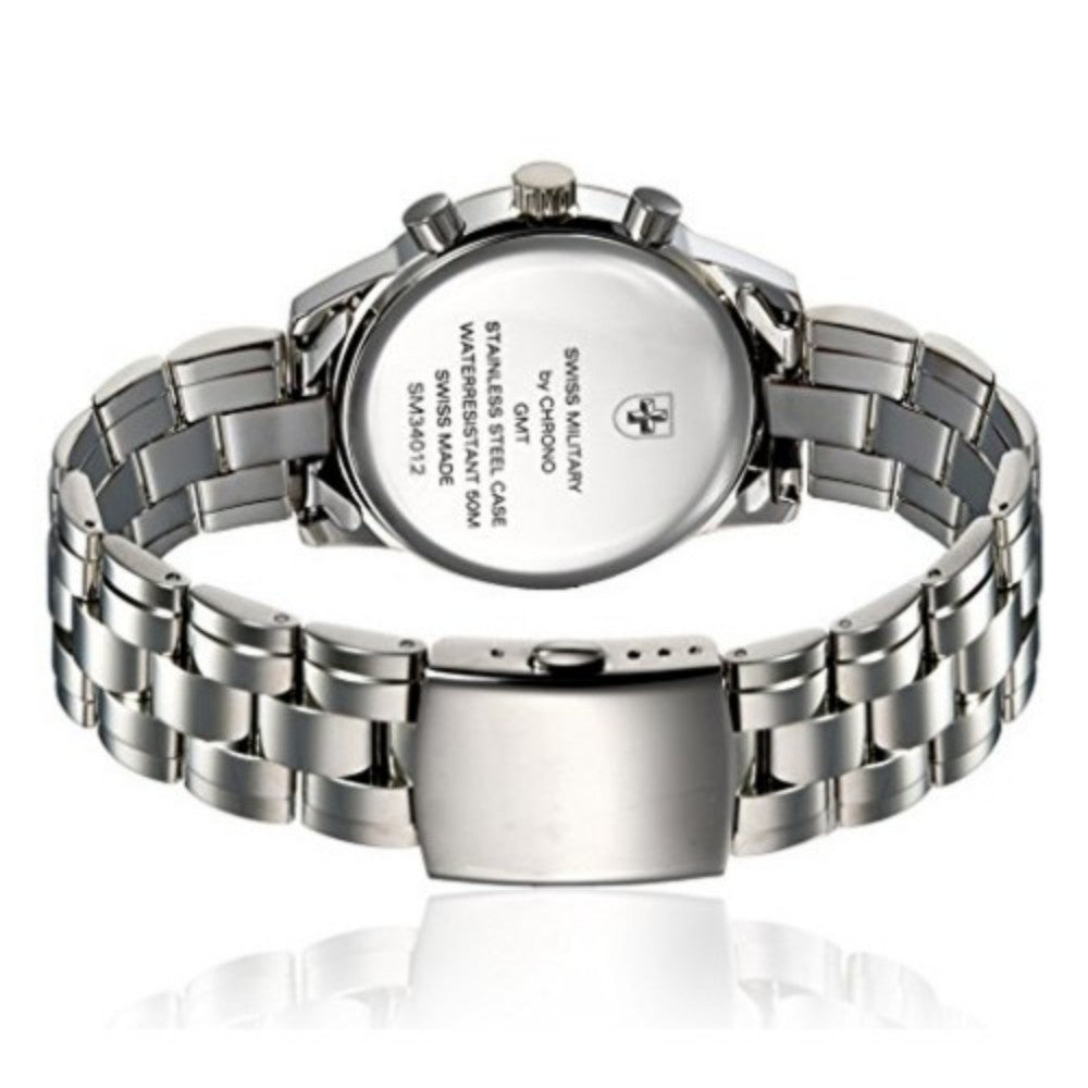 Swiss Military Chronograph Stainless Steel Men's Watch - SM34012.01