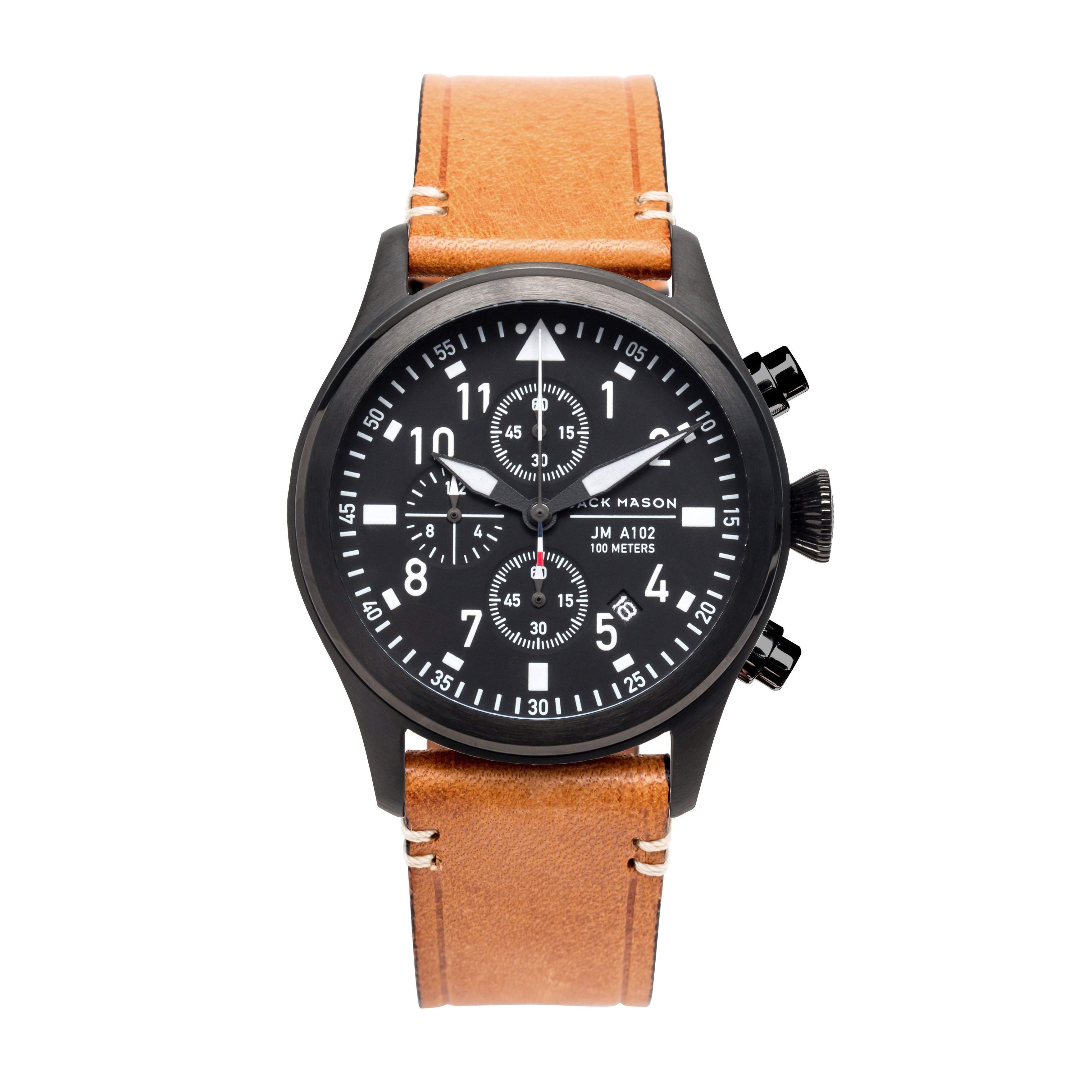 Jack mason aviator store watch 42mm