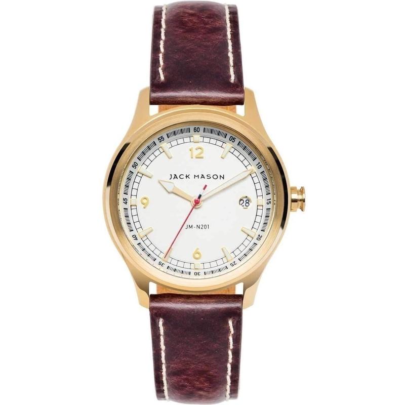 Jack Mason Nautical Leather Ladies Watch JM N201 002 The Watch