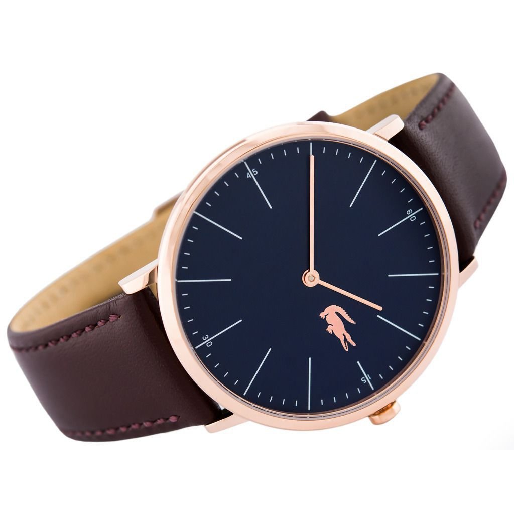 Lacoste Moon Brown Leather Mens Watch - 2010871