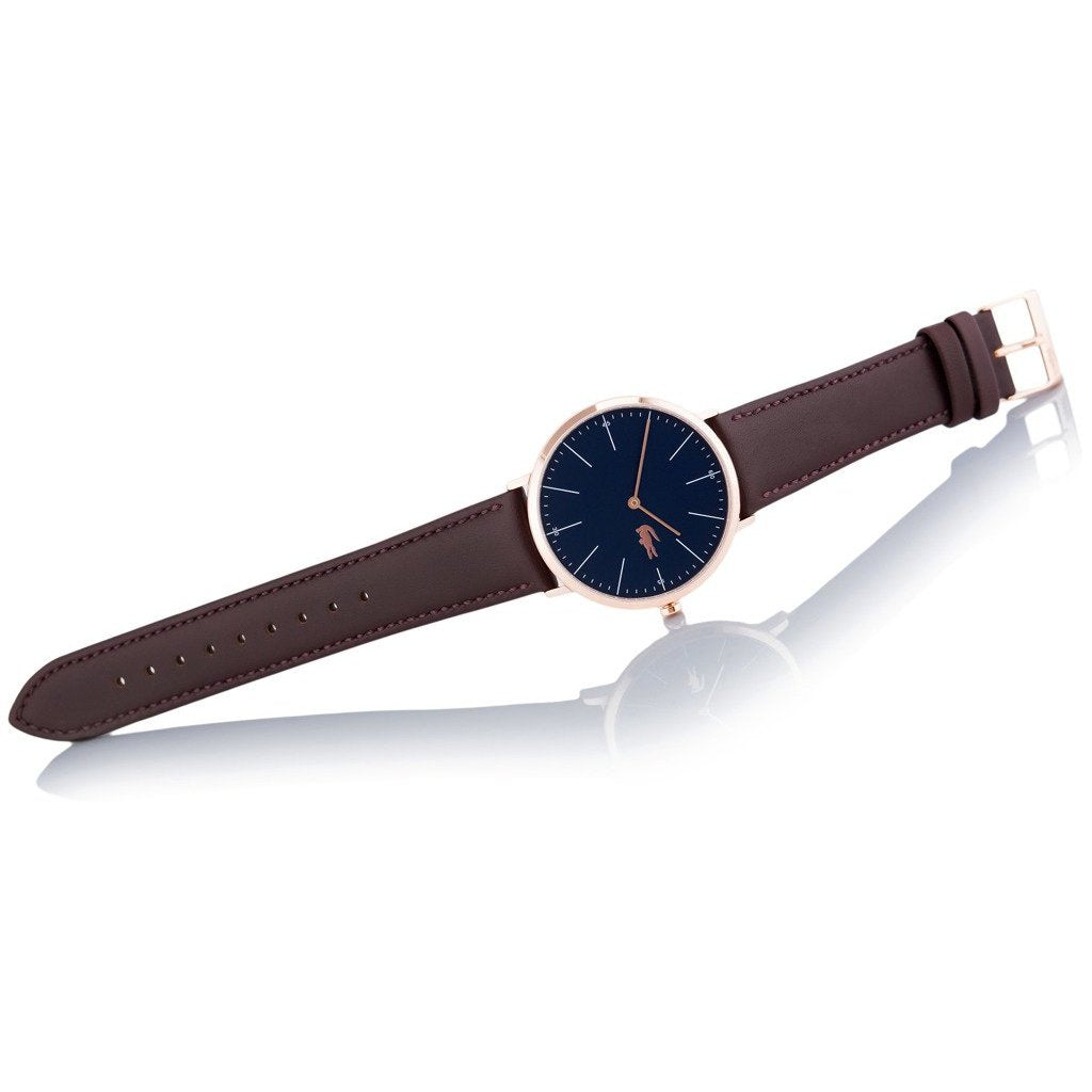 Lacoste Moon Brown Leather Mens Watch - 2010871