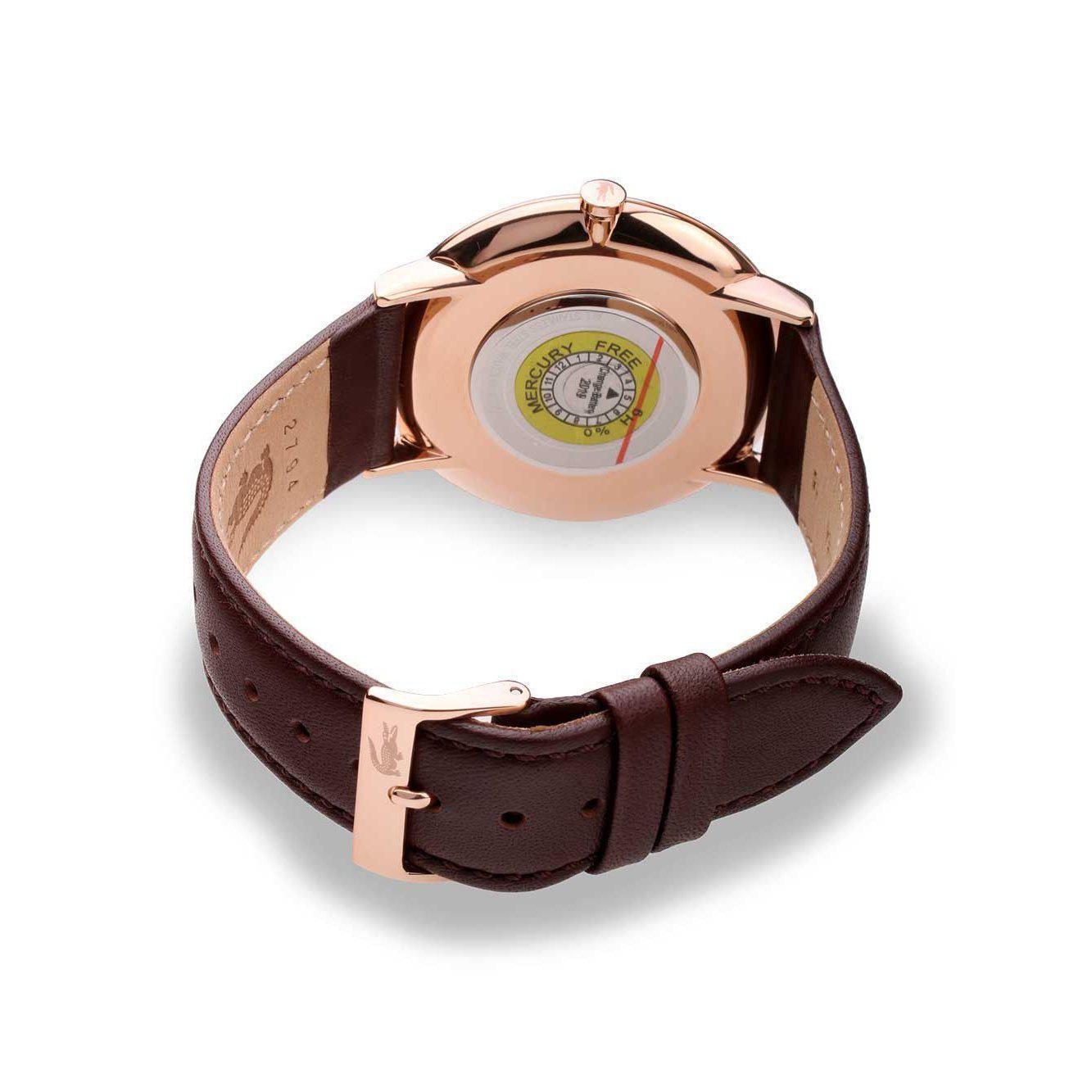 Lacoste Moon Brown Leather Mens Watch - 2010871