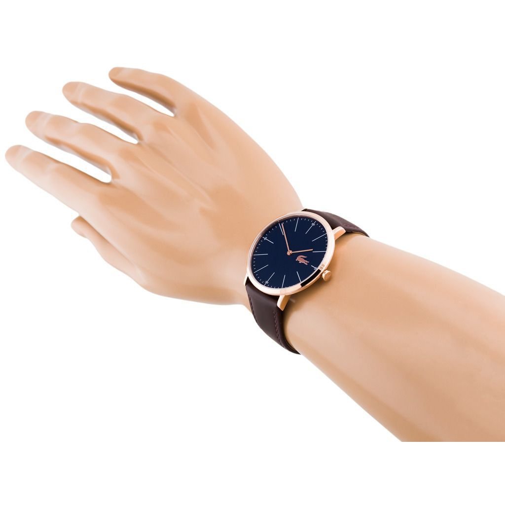 Lacoste Moon Brown Leather Mens Watch - 2010871