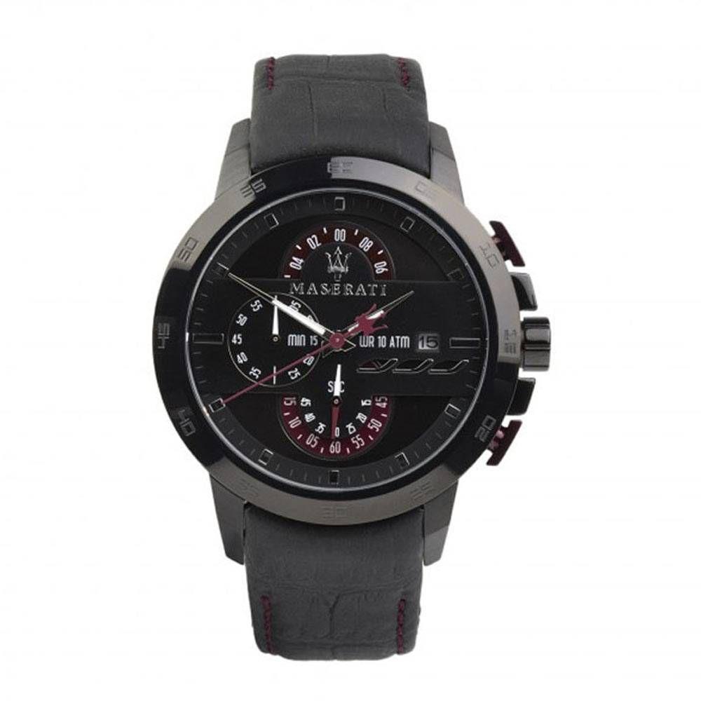 Maserati Ingegno Men's Leather Watch - R8871619003-The Watch Factory Australia