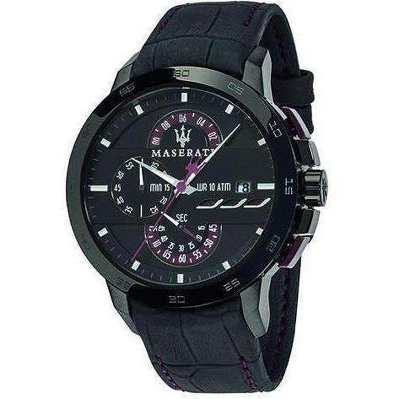 Maserati Ingegno Men's Leather Watch - R8871619003-The Watch Factory Australia