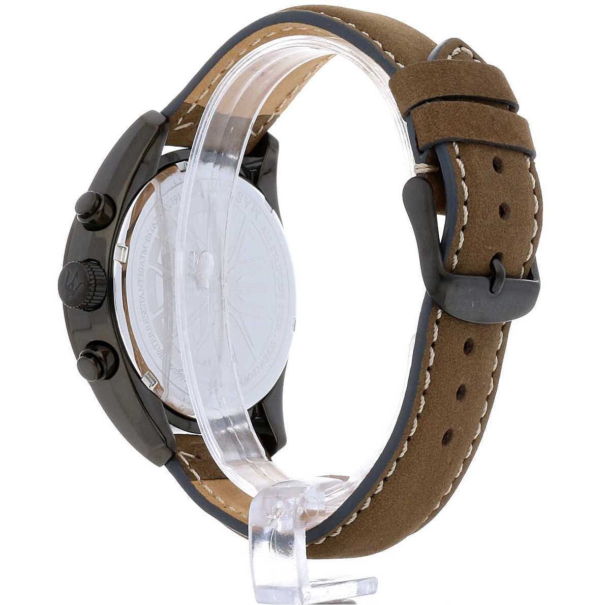 Maserati Pole Position Leather Mens Watch - R8871612005-The Watch Factory Australia