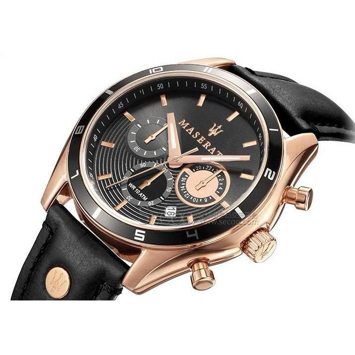 Maserati Sorpasso Men's Leather Watch R8871624001-The Watch Factory Australia