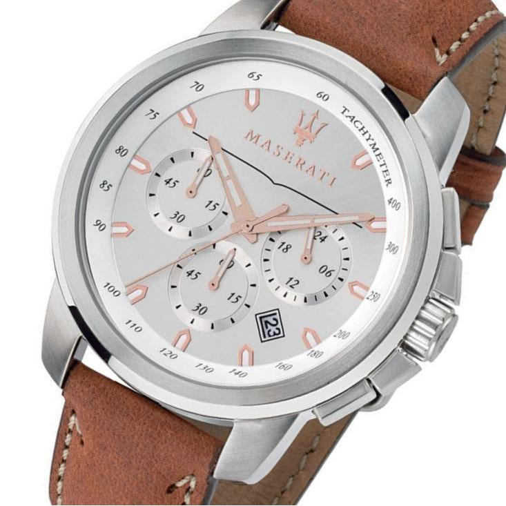 Maserati Successo Leather Men's Watch - R8871621005