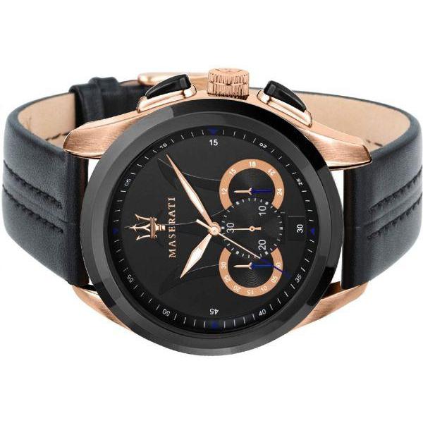 Maserati Traguardo Leather Men's Watch - R8871612025