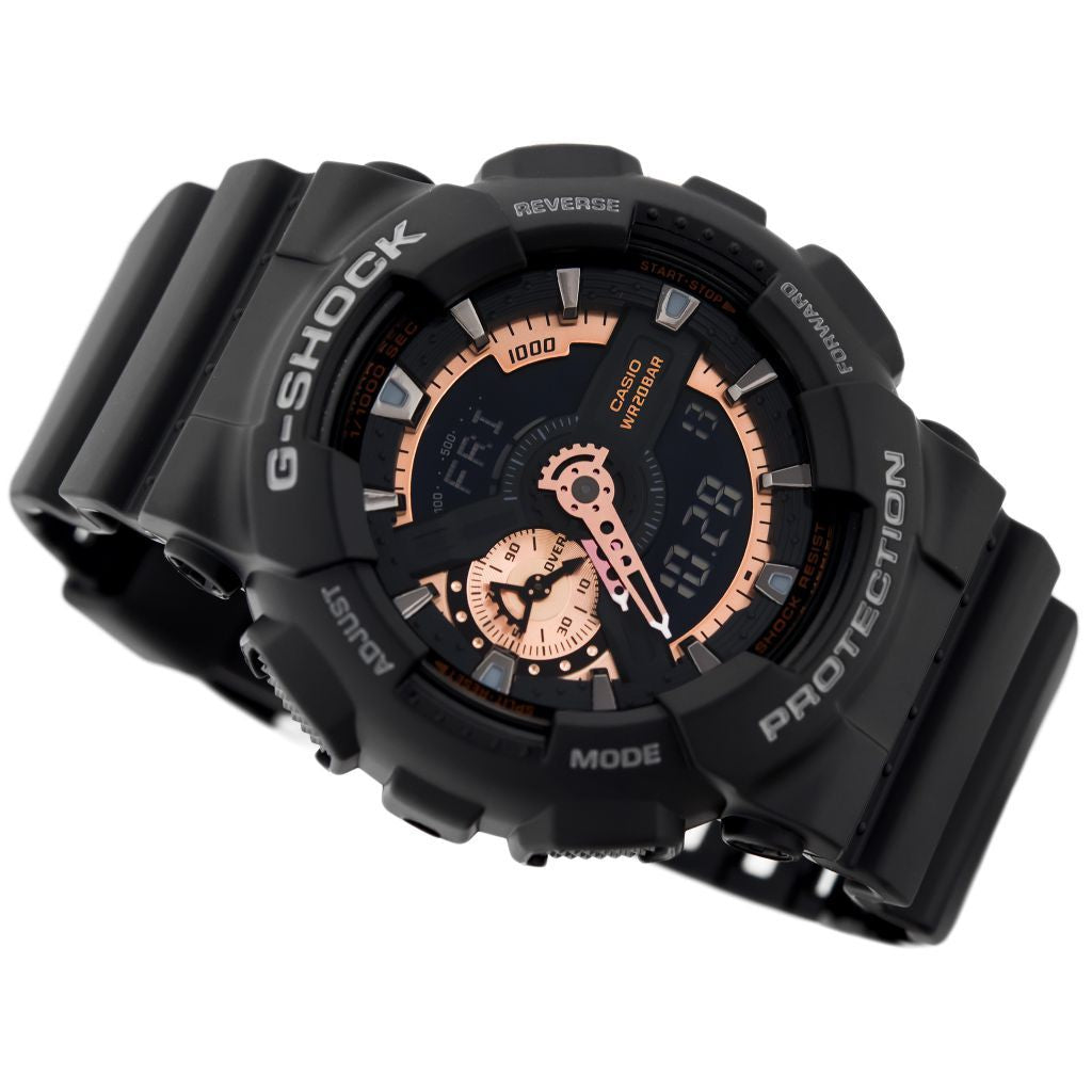 Casio G-SHOCK X-Large 55mm Black Resin Men's Chronograph Watch - GA110RG-1A