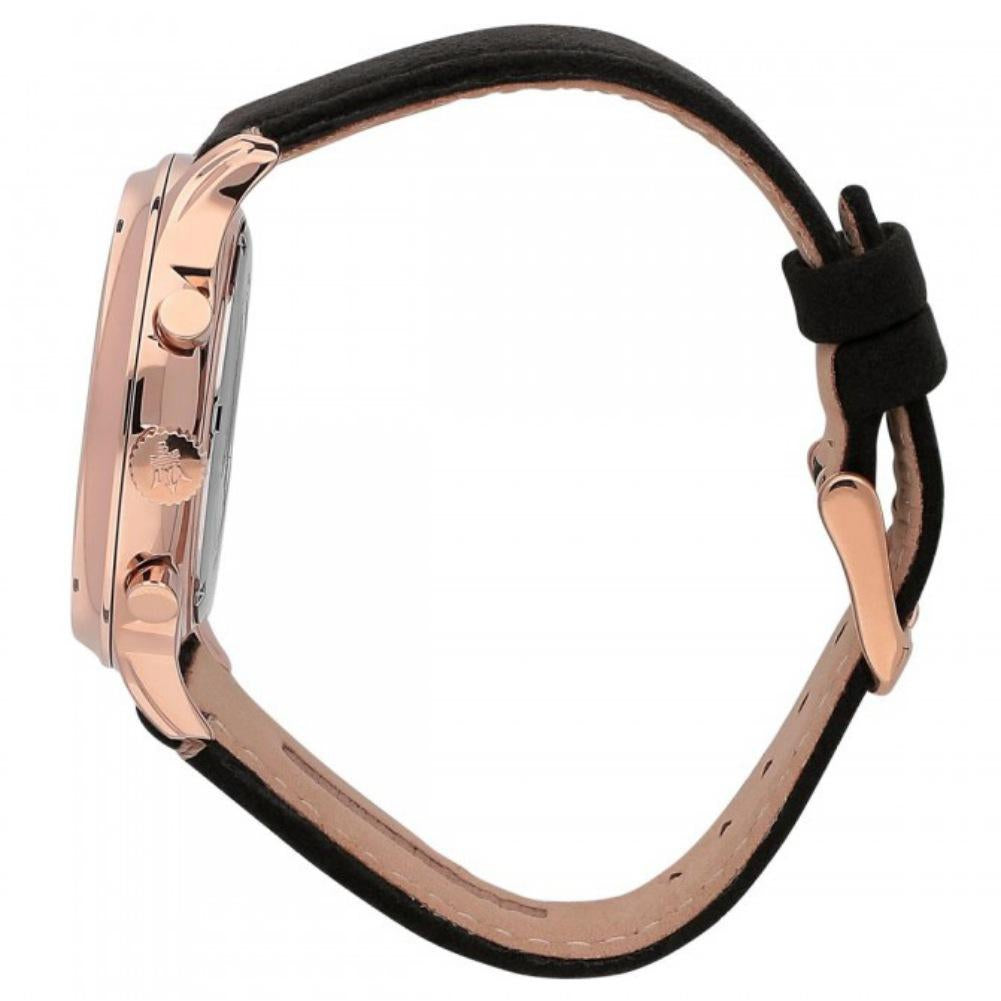 Maserati Gentleman Casual Black Leather Men's Watch - R8871636003