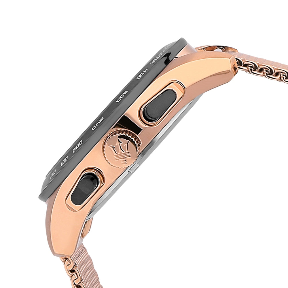 Maserati Traguardo Rose Gold Mesh Men's Watch - R8873612011