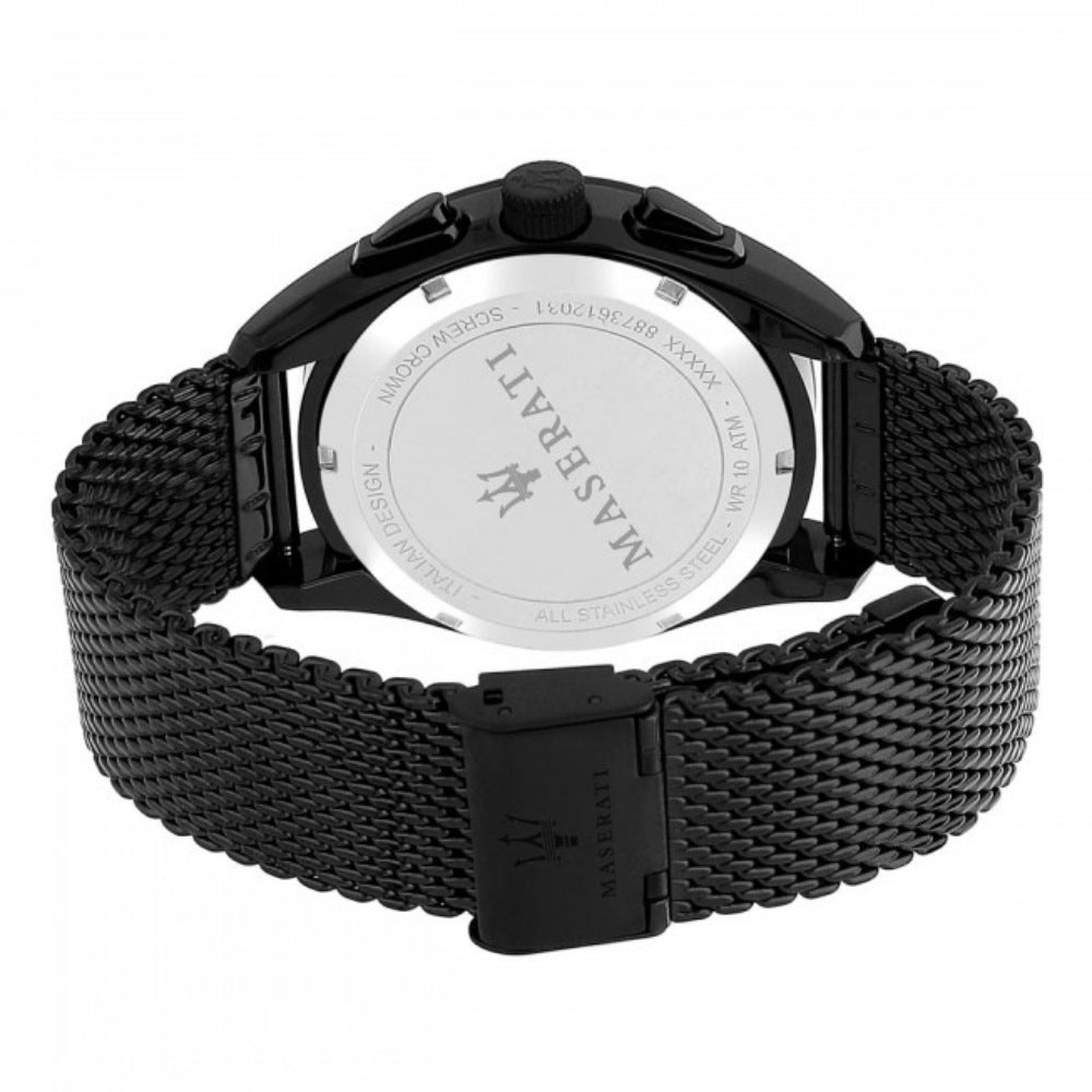 Maserati Traguardo Black Mesh Men's Watch - R8873612031