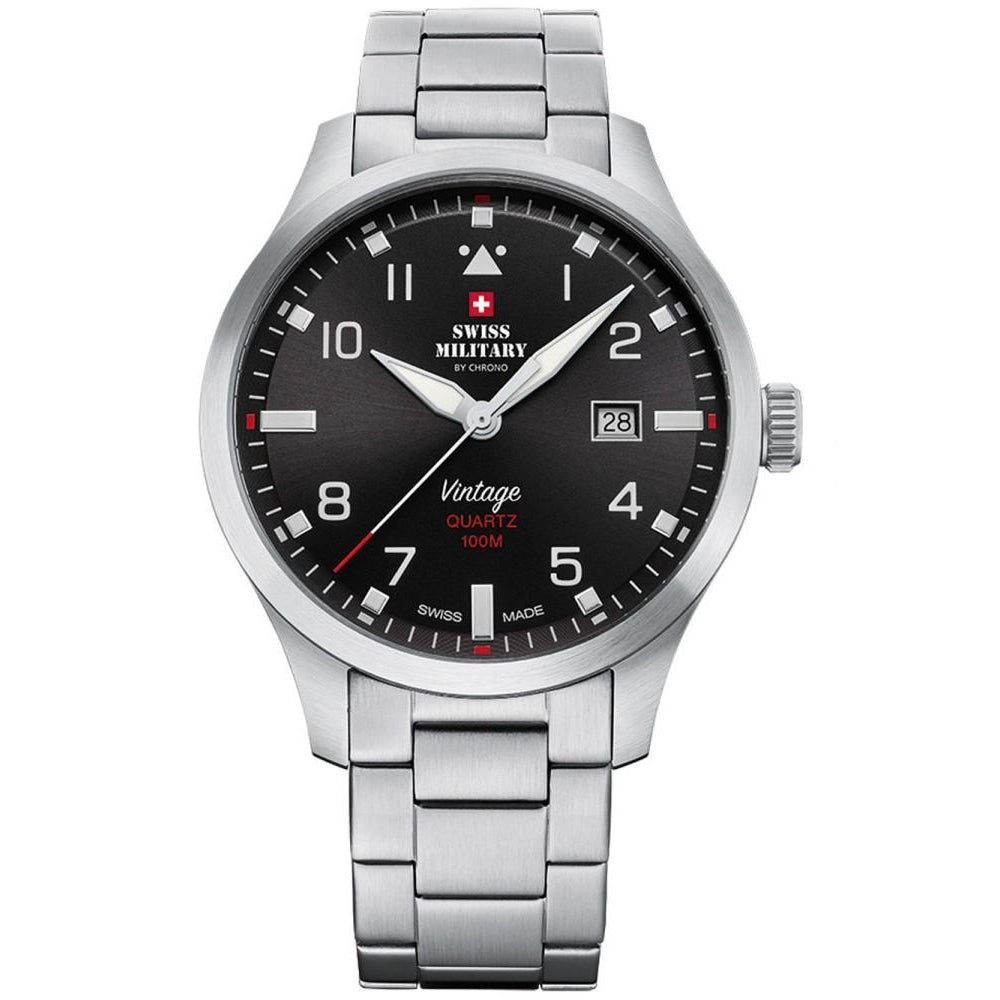 Swiss Military Stainless Steel Men's Watch - SM34078.01