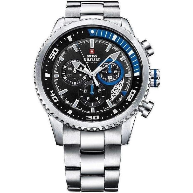 Swiss Military Chronograph Stainless Steel Mens Watch - SM34042.04