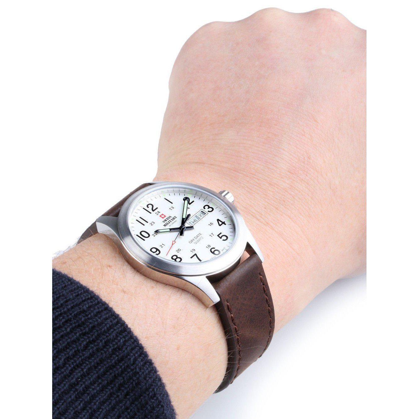 Swiss Military Leather Men's Watch - SMP36040.16