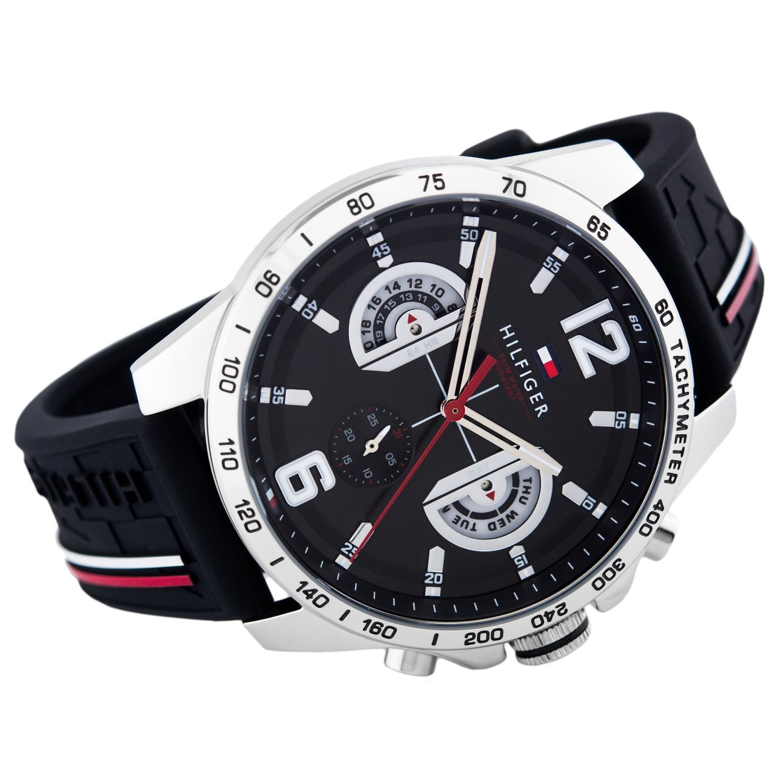 Tommy Hilfiger Men's Black Sports Watch - 1791473