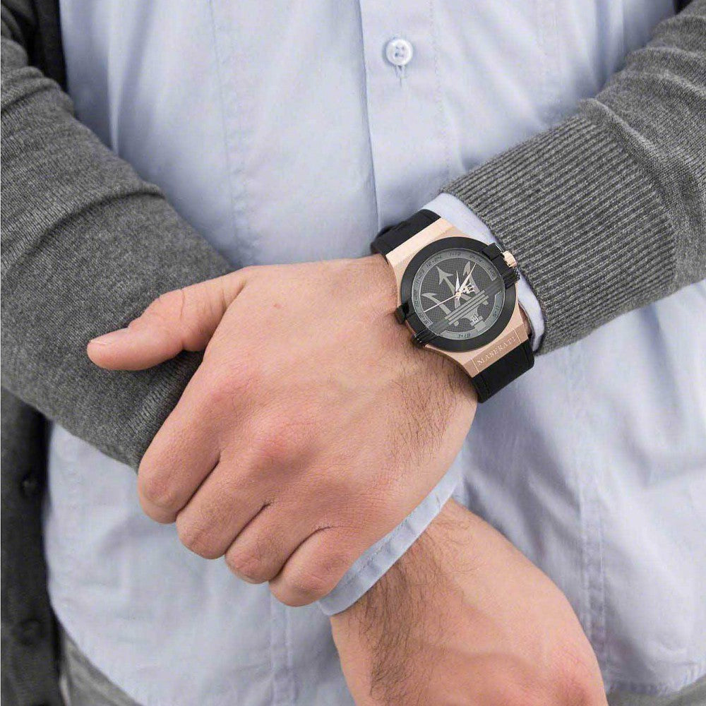 Maserati Potenza Men's Black Watch - R8851108002