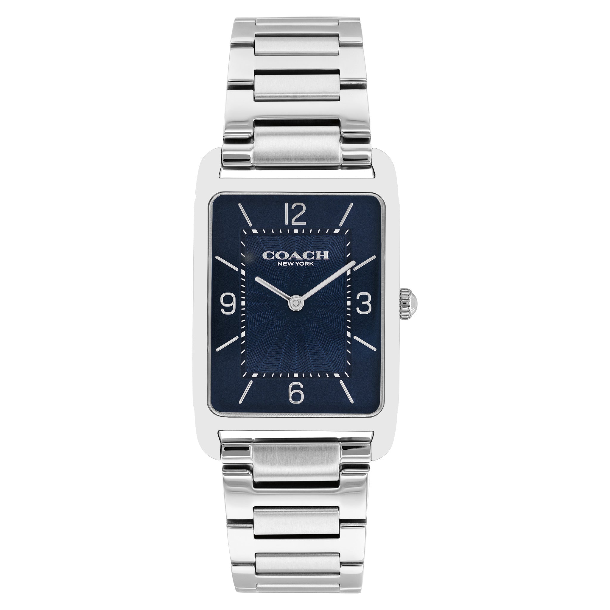 Coach Silver Steel Blue Dial Unisex Watch - 14400046