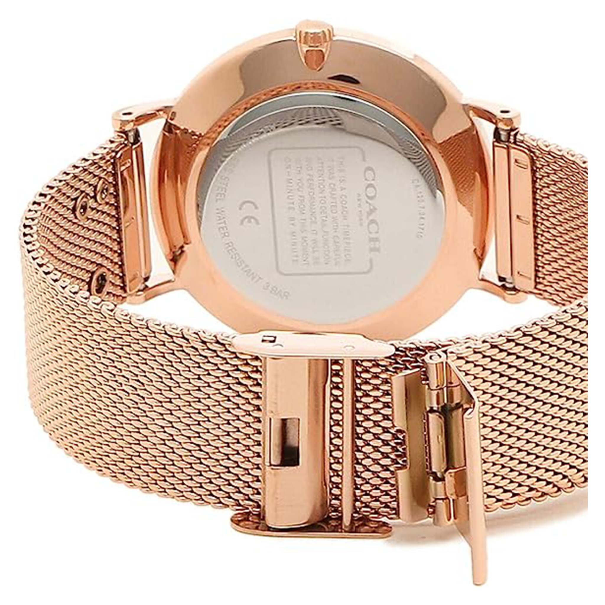 Coach Perry Rose Gold Mesh Ladies Watch - 14503338