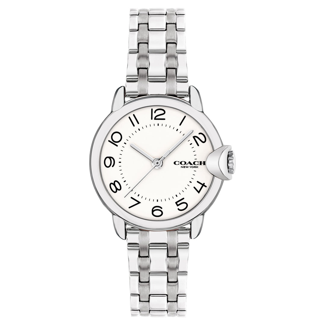 Coach Stainless Steel White Dial Women's Watch - 14503601