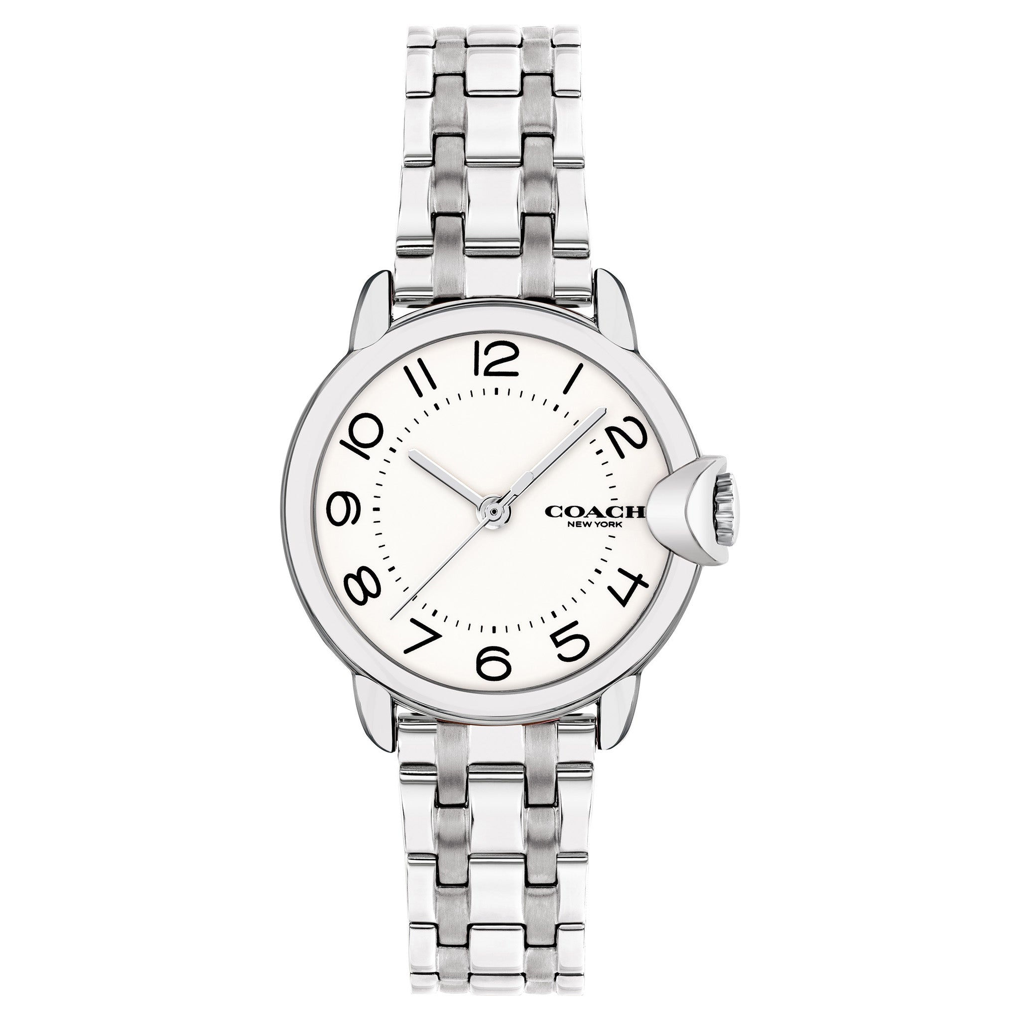 Coach Stainless Steel White Dial Women's Watch - 14503601