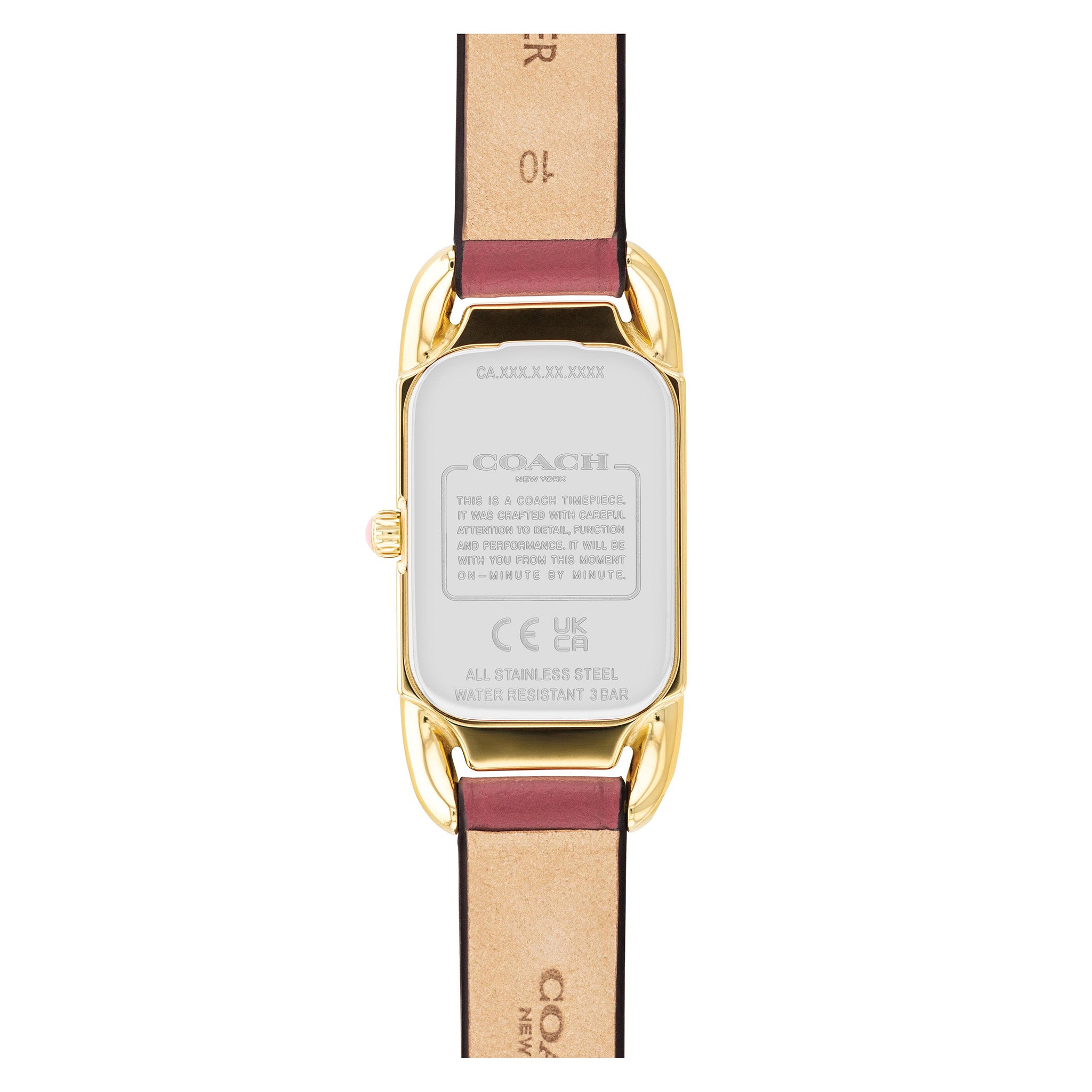 Coach Cherry Calfskin Pink Dial Women's Watch - 14504117