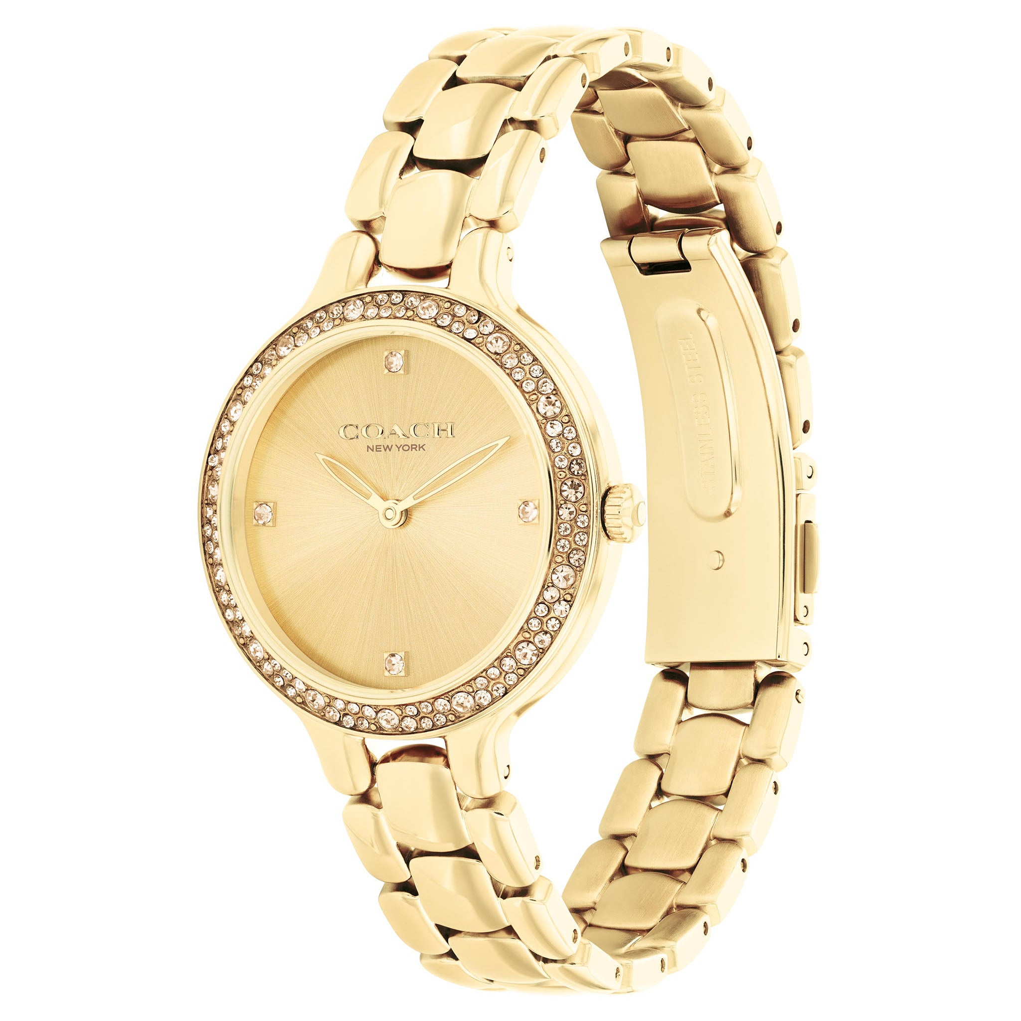 Coach Gold Steel Women's Watch - 14504125