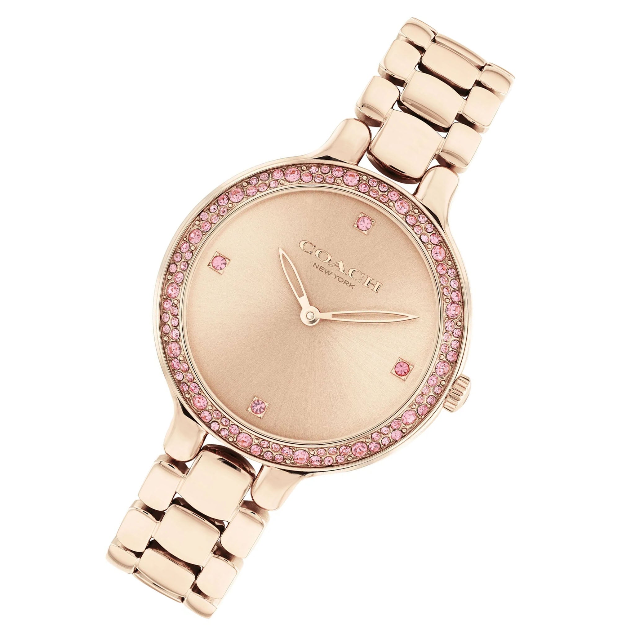 Coach Carnation Gold Steel Women's Watch - 14504126