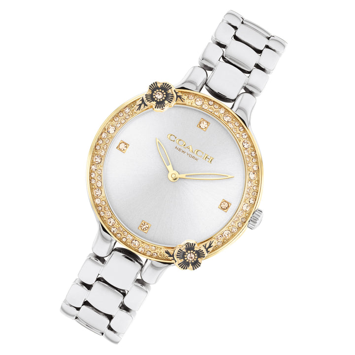 Coach Stainless Steel Silver White Dial Women's Watch - 14504127