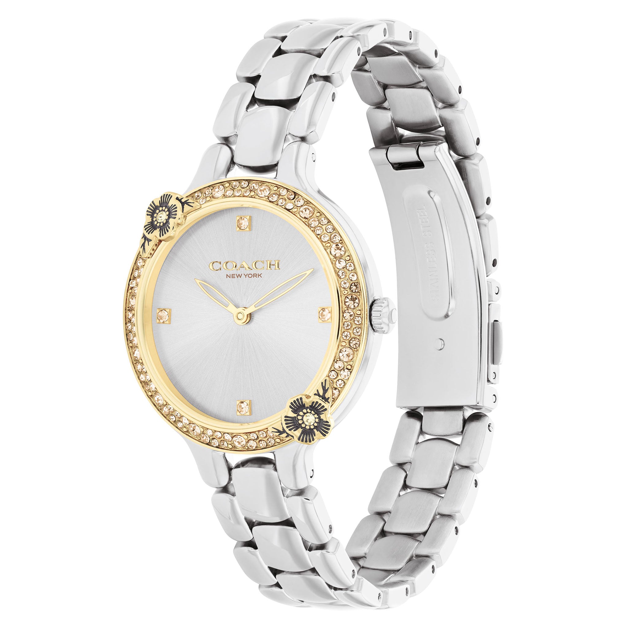 Coach Stainless Steel Silver White Dial Women's Watch - 14504127