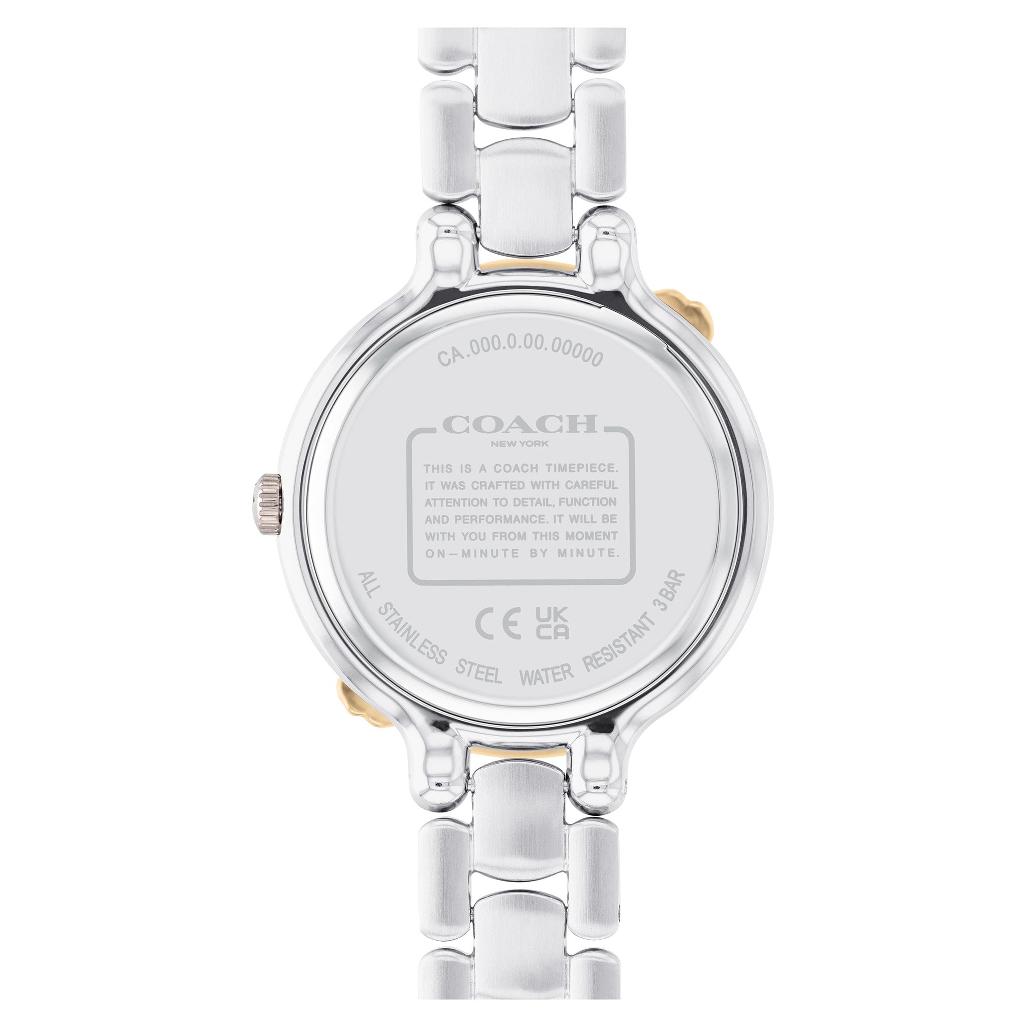 Coach Stainless Steel Silver White Dial Women's Watch - 14504127