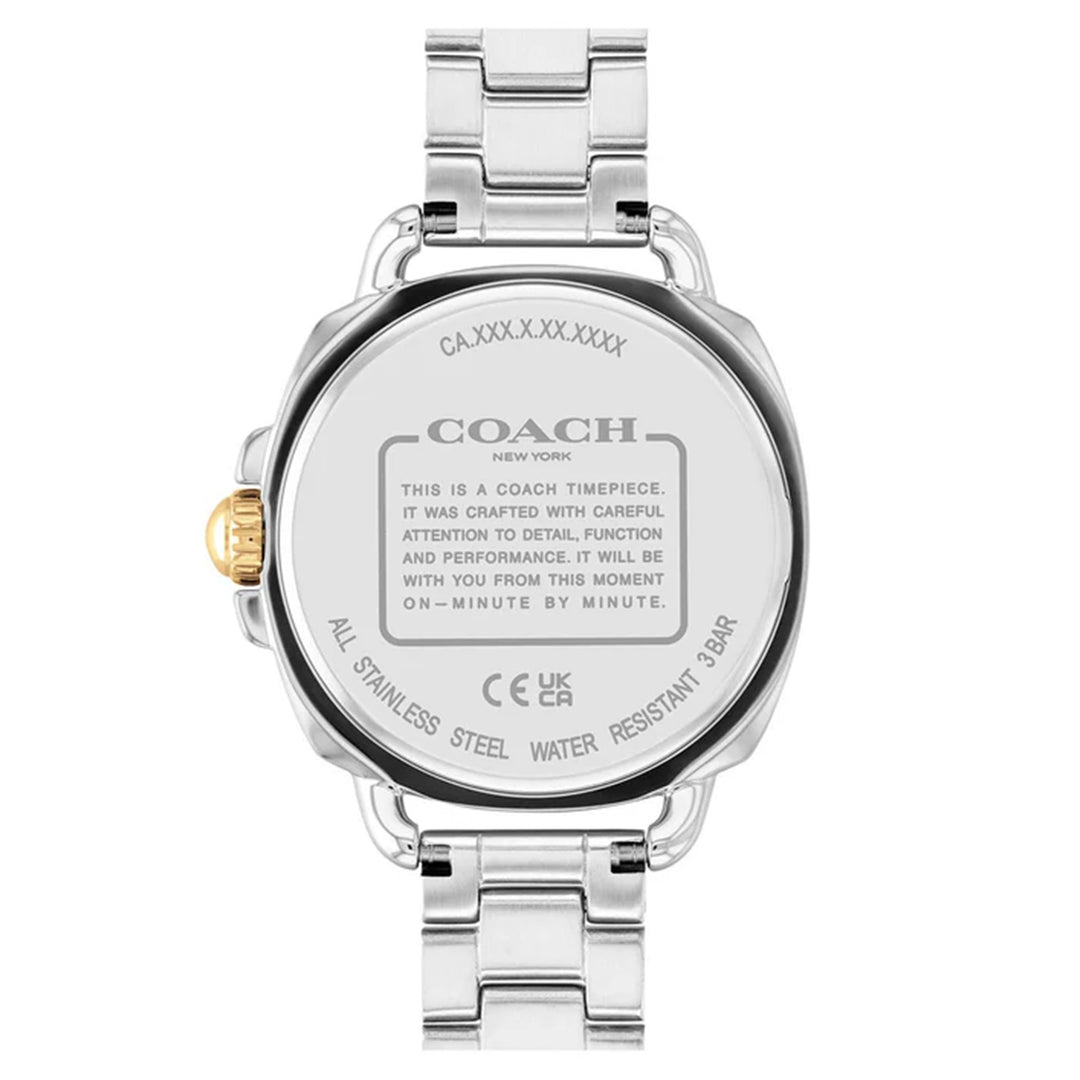 Coach Two-Tone Steel Navy Dial Women's Watch - 14504160