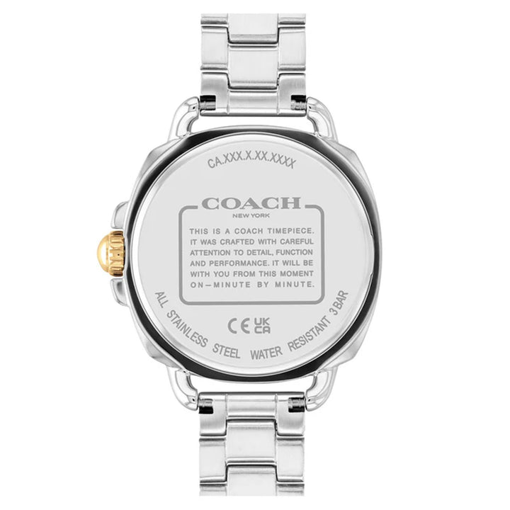 Coach Two-Tone Steel Navy Dial Women's Watch - 14504160