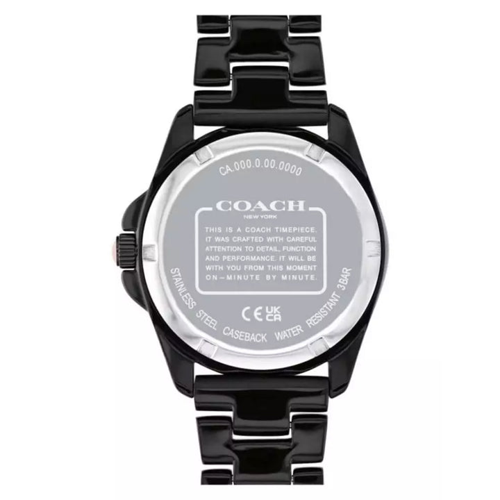 Coach Black Acetate Women's Watch - 14504186