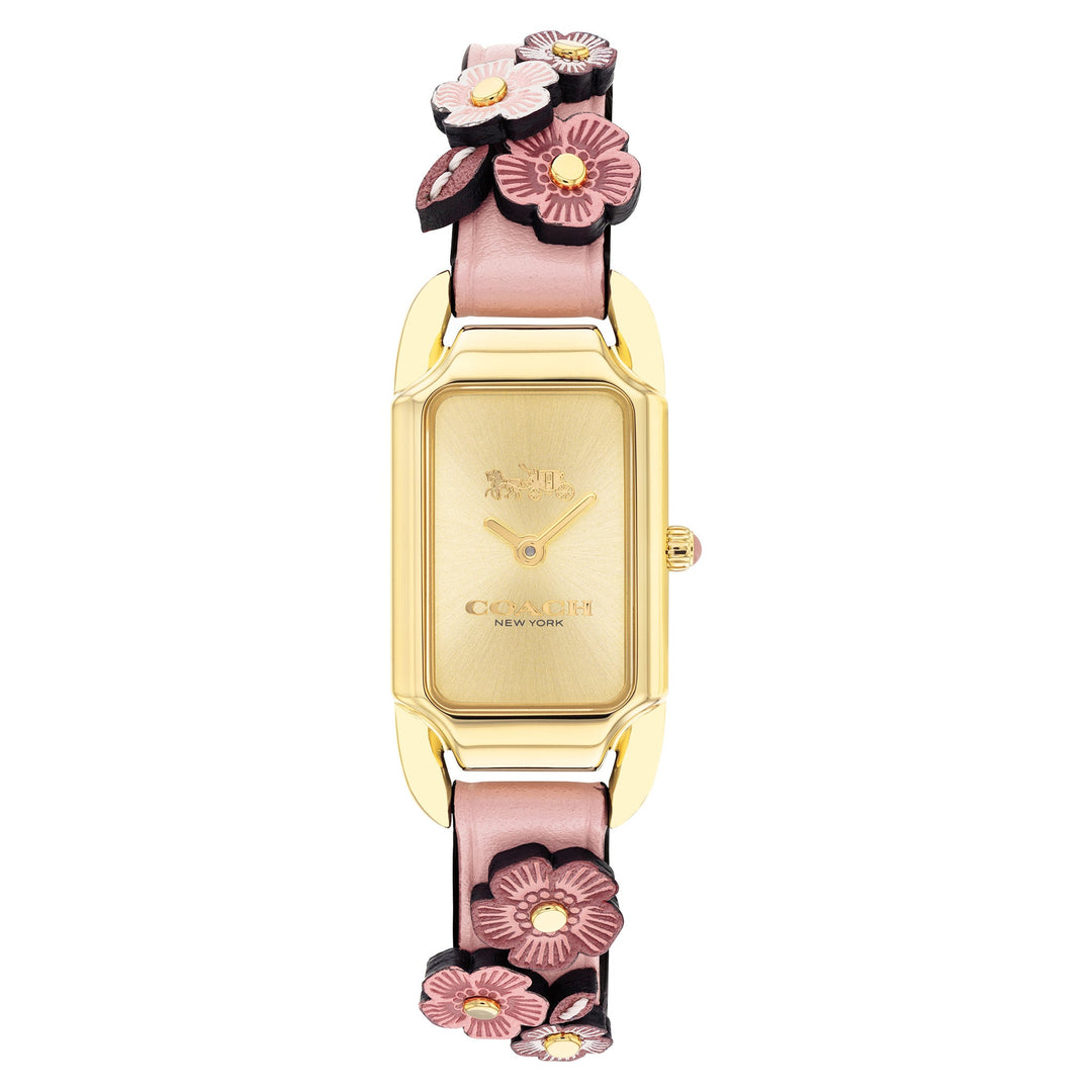 Coach Blush Calfskin Light Gold Dial Women's Watch - 14504191