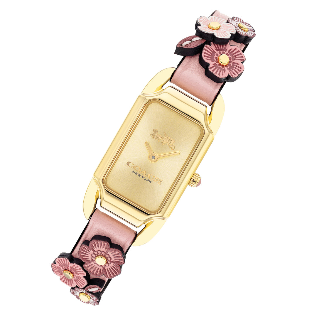 Coach Blush Leather Light Gold Dial Women's Watch - 14504191