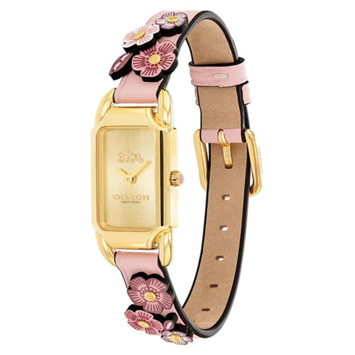 Coach Blush Leather Light Gold Dial Women's Watch - 14504191