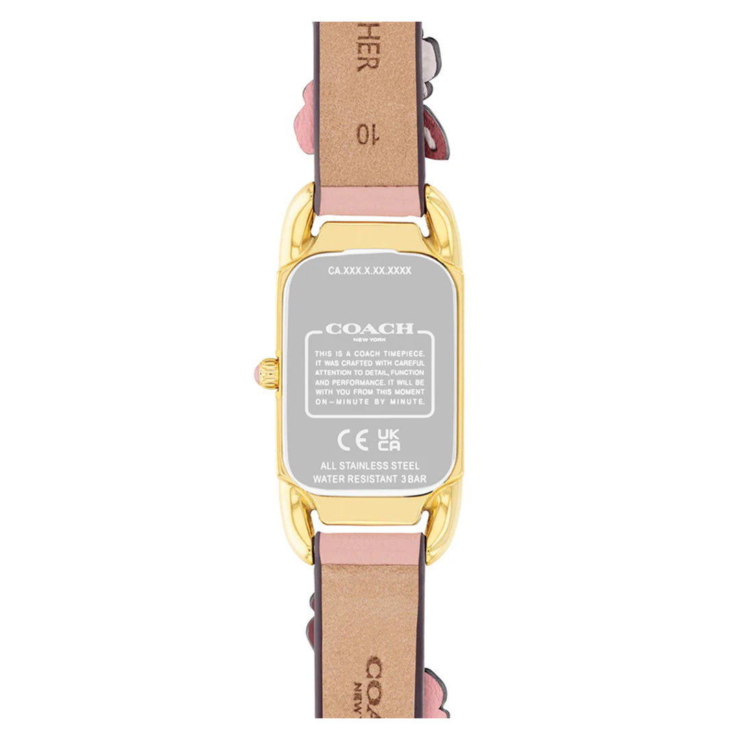 Coach Blush Leather Light Gold Dial Women's Watch - 14504191