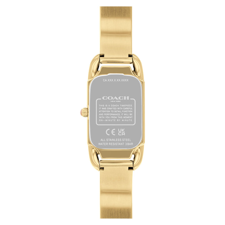 Coach Stainless Steel Gold Dial Women's Watch - 14504193