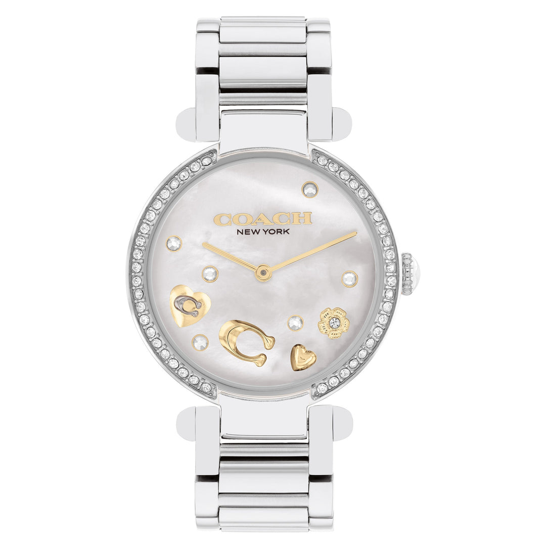 Coach Stainless Steel White MOP Dial Women's Watch - 14504264