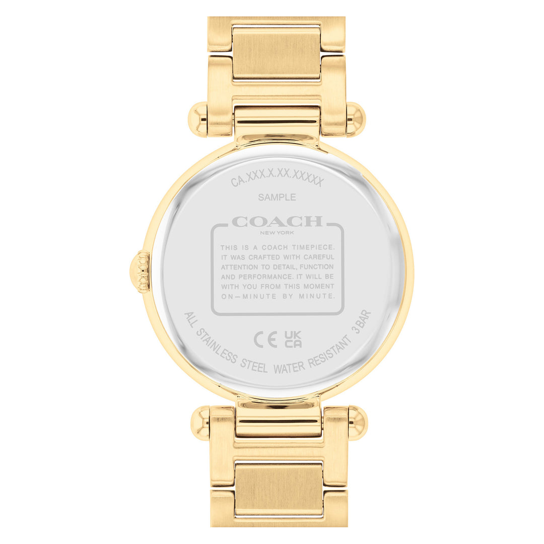 Coach Gold Steel White MOP Dial Women's Watch - 14504265