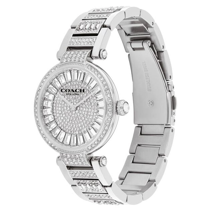 Coach Stainless Steel & Crystal Silver Dial Women's Watch - 14504267