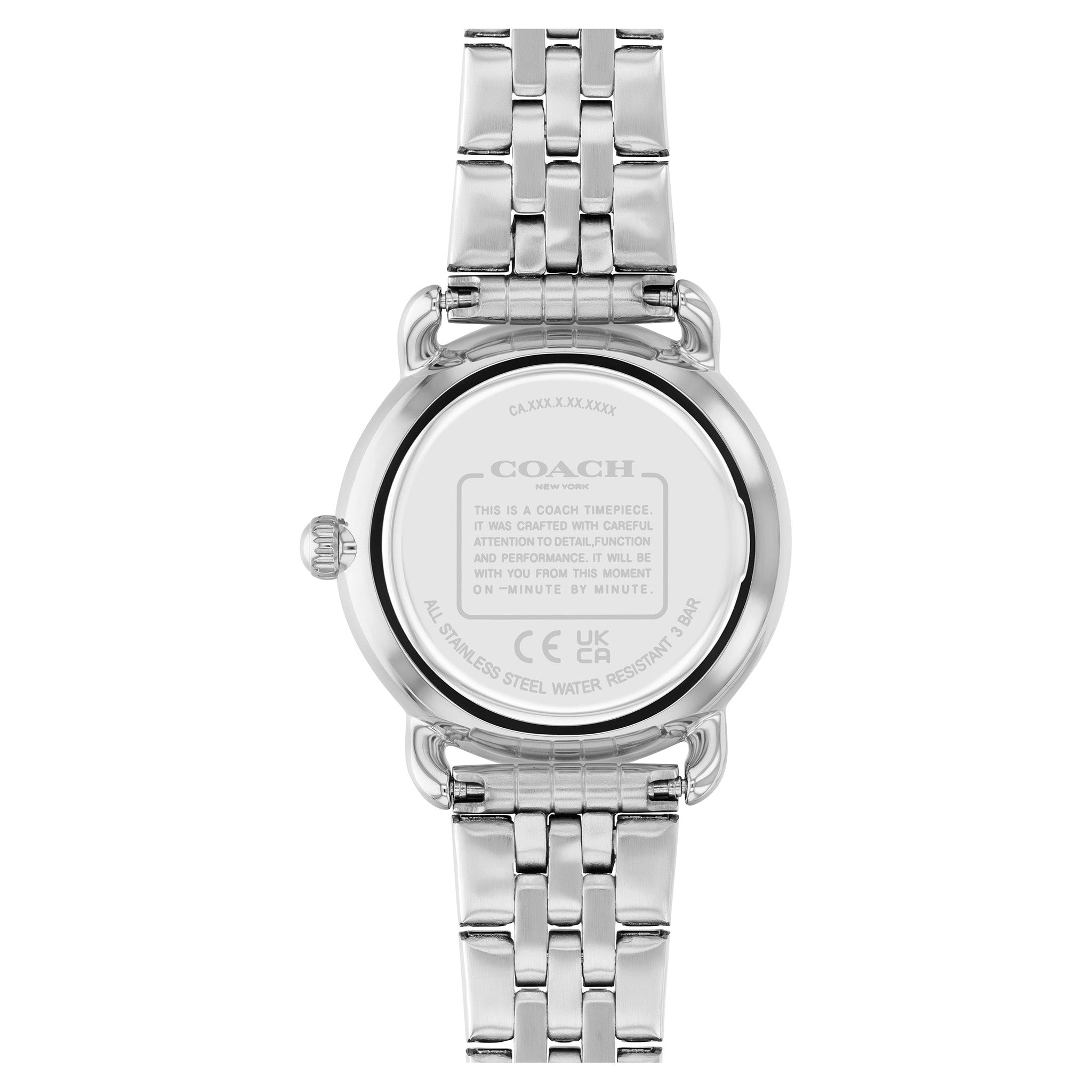 Coach Stainless Steel Pink Dial Women's Watch - 14504301
