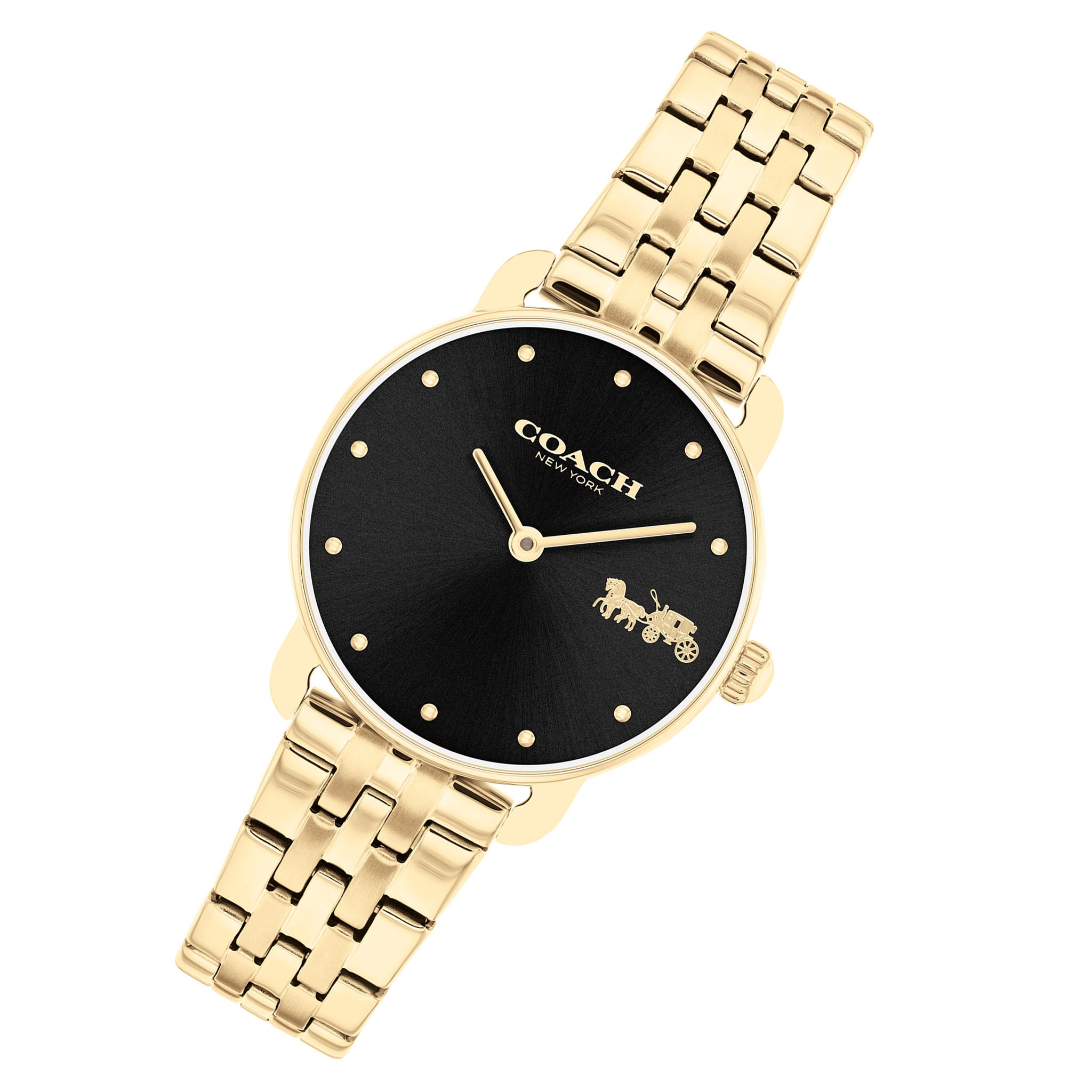 Coach women's gold watches best sale