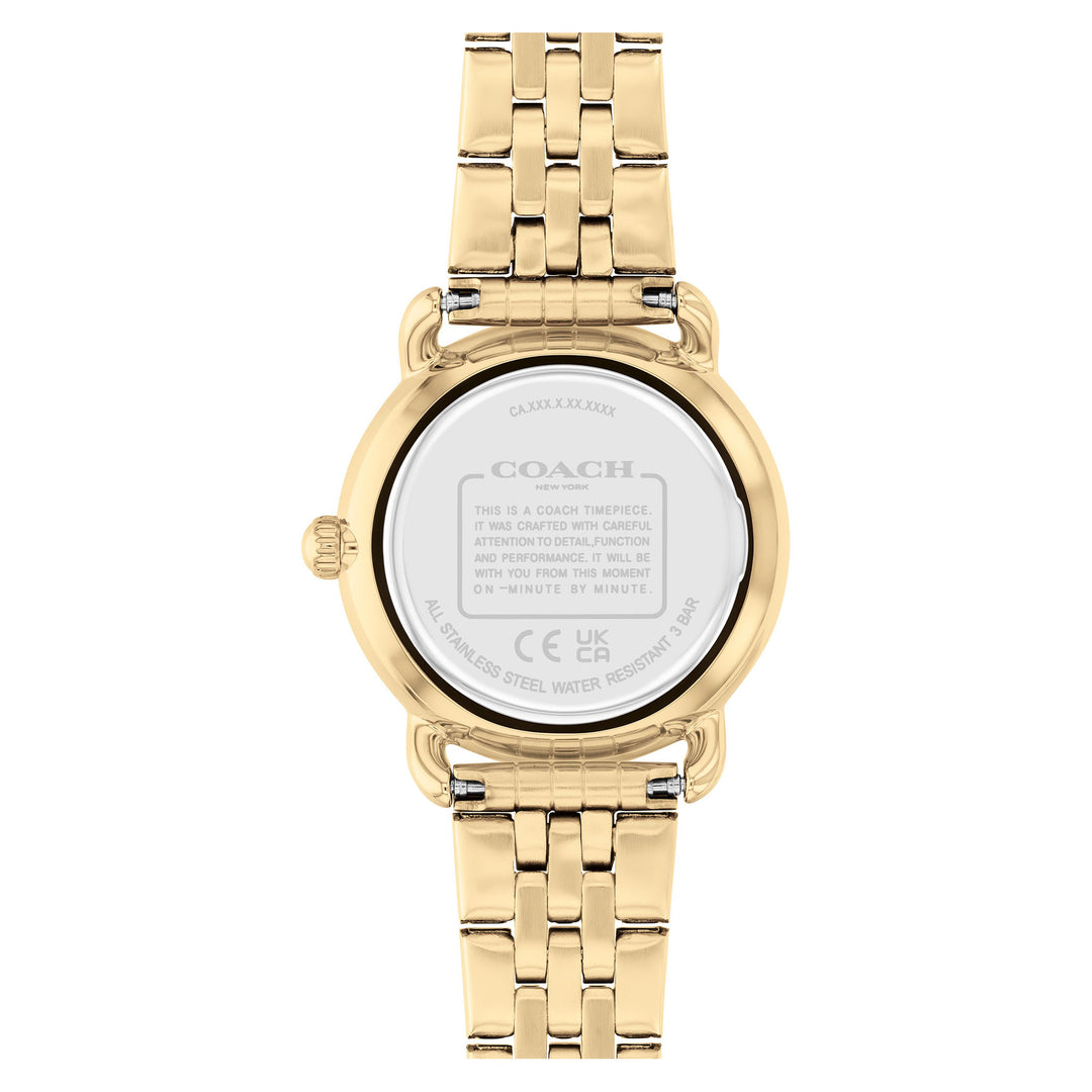 Coach Gold Steel Black Dial Women's Watch - 14504302