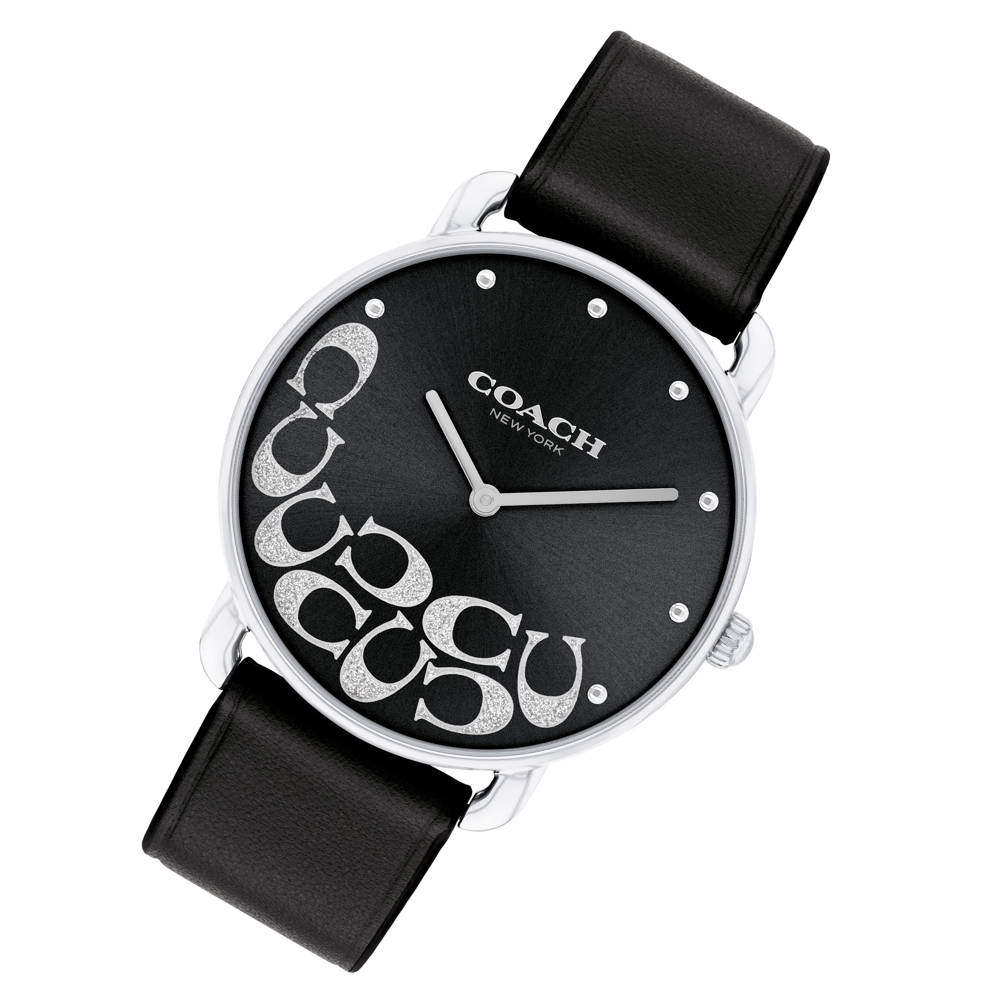 Coach Black Leather Women's Watch - 14504336
