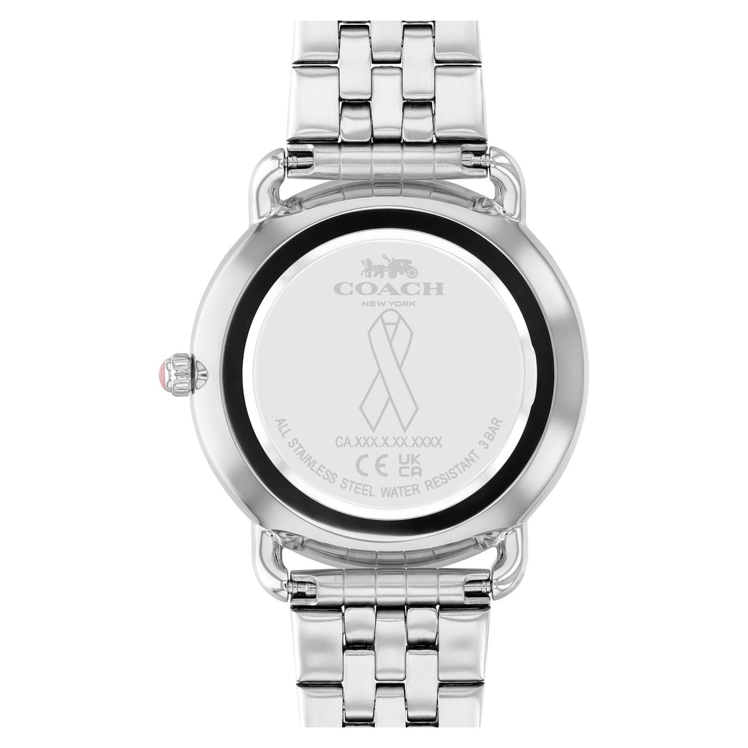 Coach Silver Steel Pink MOP Dial Women's Watch - 14504372